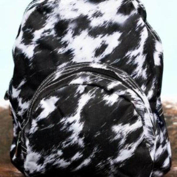 Handbags - 🟣 Animal Cow Print Small Backpack NWT